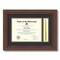 ArtToFrames 8.5x11 inch Diploma Frame with Tassel Opening - Framed with Black and Gold Mats, Comes with Regular Glass and Sawtooth Hanger for Wall Hanging (DT-8.5x11)